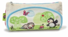 Nici 38302 Mäppchen Igel Maulwurf Plüsch, 22x10.5x4.5cm Schlamper