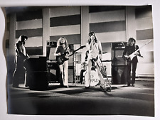 Deep Purple Foto Original Schwarz und Weiß Presse Promotion Circa 1970's