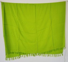 PAREO Tuch Sarong -GRÜN- UNI