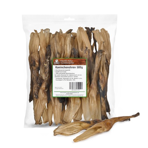 Kaninchenohren 500g ohne - kaninchenohren, (ohne