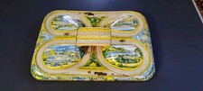 Vintage Technofix Tin Litho Cloverleaf Road Track
