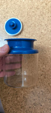 Tupperware Panorama Klärchen Dose 0,5 Liter Klarsicht Blau