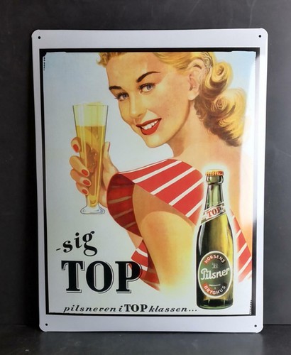 Horsens pilsner blechschild - horsens,