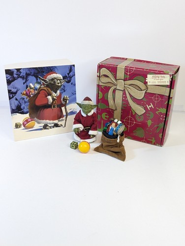 Star wars holiday yoda santa - star,