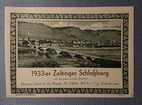 Old wine label - old,