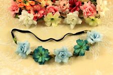 Haarband Stirnband Blume Blüte Boho Festival Party Hochzeit Haarschmuck A124