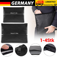1-4X Wasserdicht Feuerfest Feuerfeste Dokumententasche Geldkassette Feuersichere