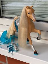 Barbie Mattel Western Stamping Pferd Star / Mit Stempel Hufen und Zaumzeug