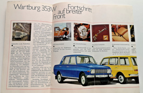 Ddr werbeheft ifa wartburg - ddr,