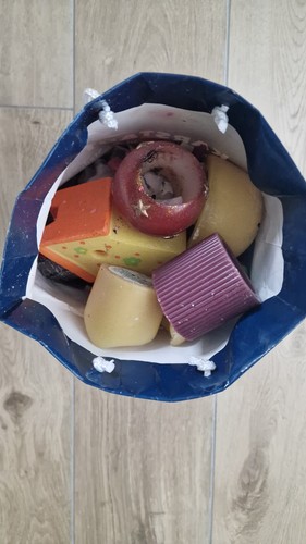 Kerzen wachs und - kerzen,, kerzenreste