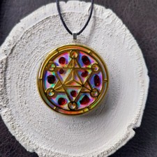 Orgonit Anhänger Merkaba mit