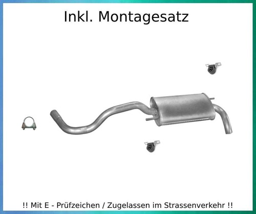 Endschalldämpfer für polo - vw,