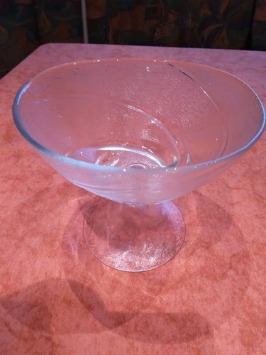 Glasschale mit fuß 5 h - d, 14,5