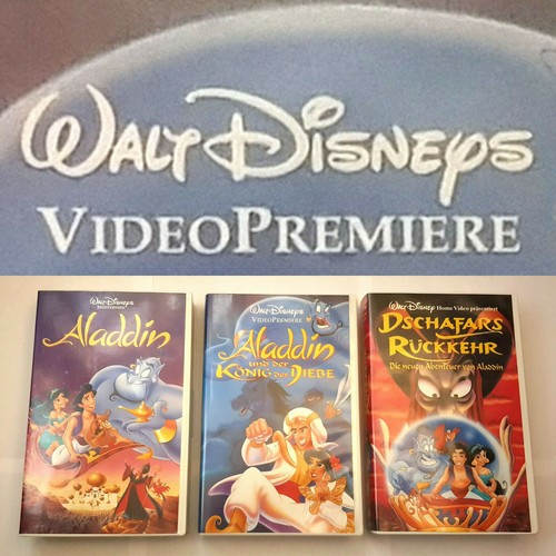 Aladdin vhs pal walt - 1, 2