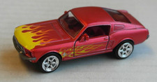 Majorette Ford Mustang satinrot Flammen Flames Klassiker Auto Oldtimer US-Car