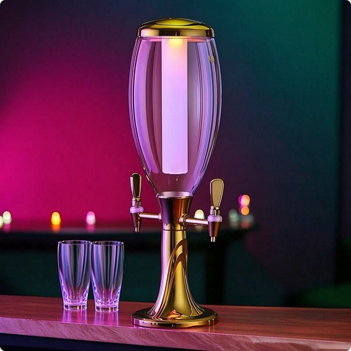 Biersäule mit eiskühlung - biersäule,
