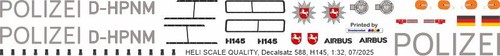 Decal 588 eurocopter h145 - decal, /