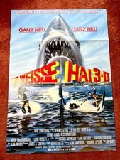 Der Weisse Hai 3-D Kinoplakat