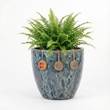 Keramik Blumentopf Eggpot Lava