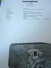 Schaltplan Radio Lumophon W