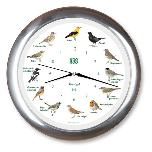 Kookoo wanduhr singvögel - wanduhr,