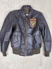 AVIREX LEDERJACKE MADE IN USA