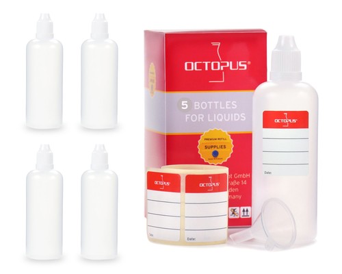 Liquidflaschen 100ml - 5x,