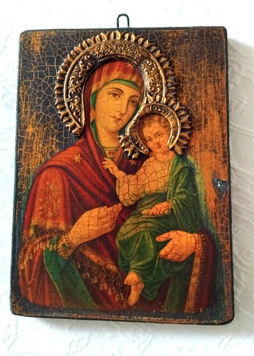 Vintage relief ikone - 3d,