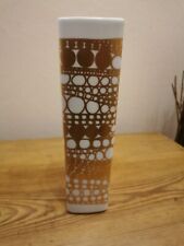 Heinrich Vase Blumenvase weiß/gold Porzellan Vintage ca.23cm