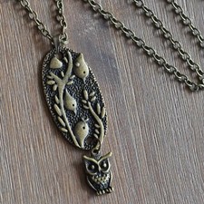 Eulenkette zarte kleine Eule