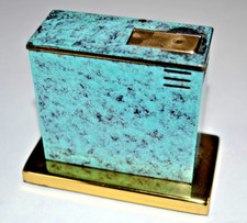 Altes Augusta Patent Benzin Tischfeuerzeug in OVP