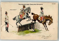 10713141 - Nr. 6626 Traumbilder eines Kavallerie Offiziers Frauen im Sattel