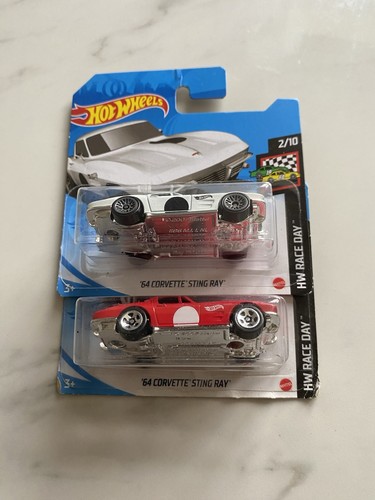 Hot wheels lot 64 corvette - 2, '64