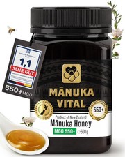 Manuka Vital Honig MGO 550+, 500g ⭐ Das Original aus Neuseeland, laborgeprüft