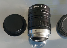 C-Mount Objektiv 8mm F/1.3  C-Mount cmount Hersteller unbekannt