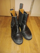 Mädchen Kleidung Schuhe Stiefeletten Gr.34 Kantrie Reiten Leder Schwarz