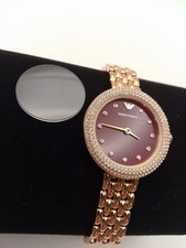 Emporio Armani Uhr für Damen , Zweizeiger Uhrwerk, 30mm na Edelstahlgehäuse mit