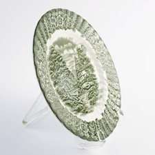 Englisches Porzellan Memory Lane British Anchor Ironstone Teller Grün Ca. 20 cm⌀