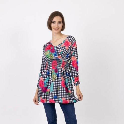 Tunika schwarz onesize fashion - tunika,