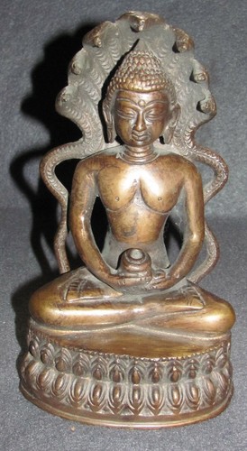Buddha bronze mit schlangen - 7,