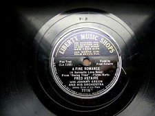 0129/ FRED ASTAIRE-A fine romance aus dem Film "Swing Time"  -78rpm Schellack