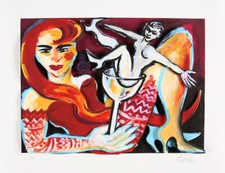 Elvira Bach handsigniert