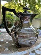 Kaffeekanne Antik versilbert sehr edel gepuntzt