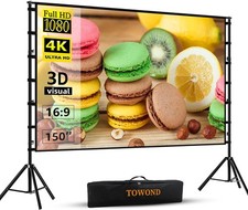TOWOND Beamer Leinwand mit