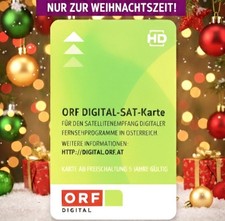 AKTION🌲NEUESTE ORF Digital Sat-Karte Kxxx HD  5 J. Aktiviert bis 2030(Irdeto)