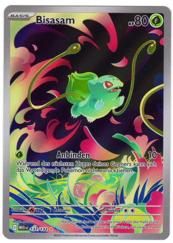 Pokémon karte bisasam 133 - pokémon,