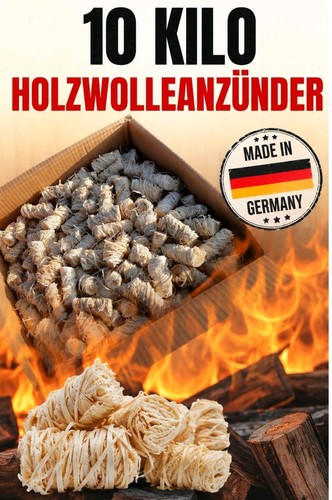 Holzwolle anzünder - 10,