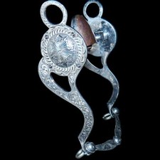 Vintage El Vaquero Hersteller Sterlingsilber Californio Santa Maria Salinas Bit