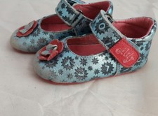 blaue oilily baby schuhe Krabbelschuhe Gr 20