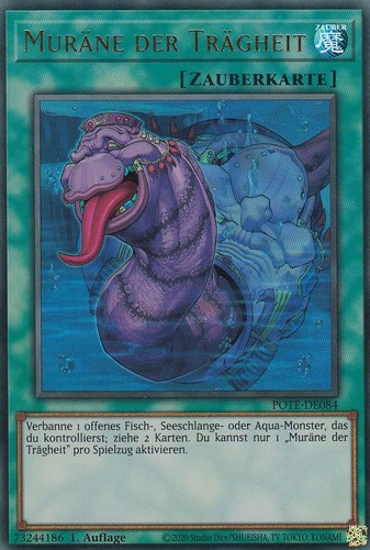 Muräne der trägheit - der,